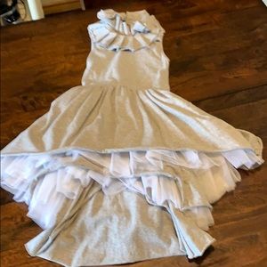 Beautiful high low dress with crinoline